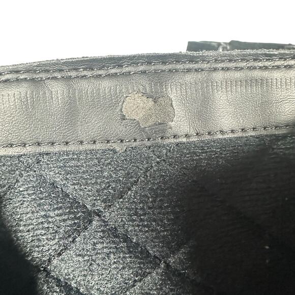 The North Face Black Leather Suede Combat Boots Women’s Sz 8.5 Lace-Up Mid-Calf - Picture 9 of 11